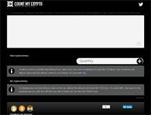 Tablet Screenshot of countmycrypto.com